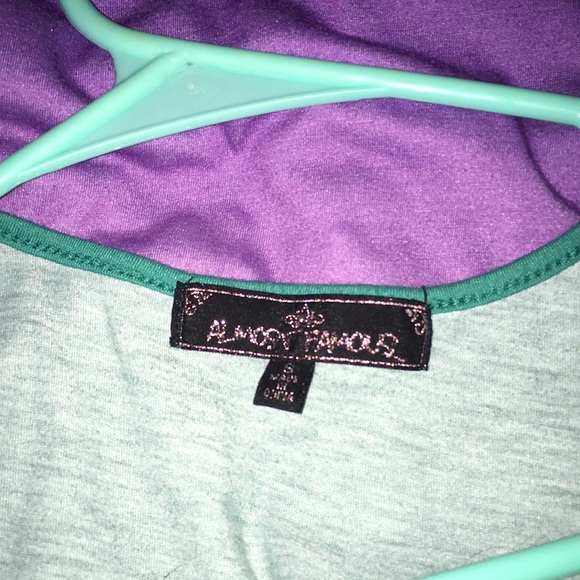 Blue and purple ombré tank top - Picture 3 of 3